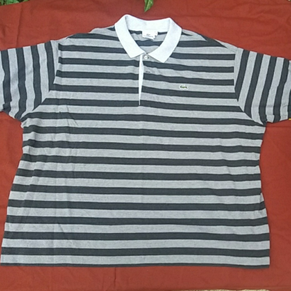 Lacoste mns s/s polo shirt. Sz-11R/4xl. GUC